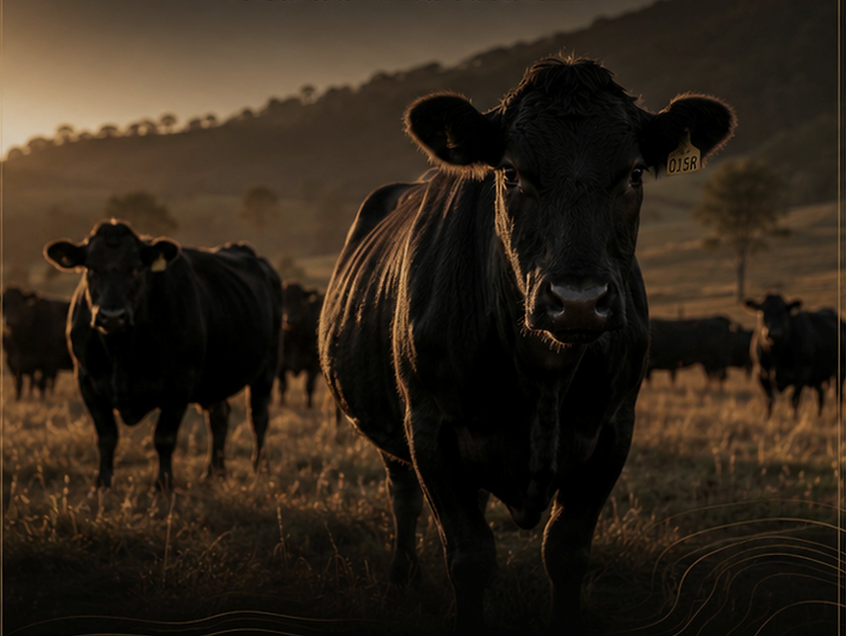 Oishi Reserve cattle in open Victorian pasture